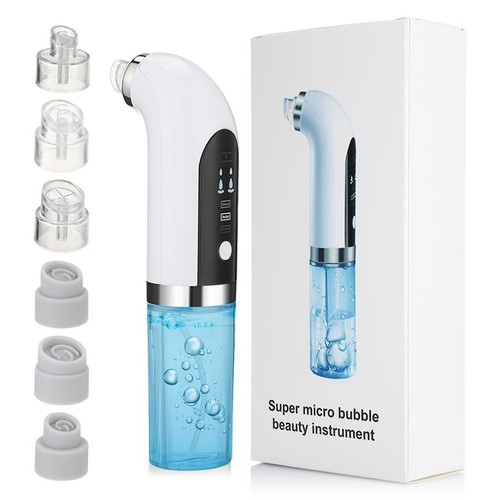 USB Rechargeable Hydrodermabrasion Device Vacuum Suction Facial Pore Cleaner MNJ - Picture 6 of 11