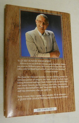 The Quest for Character by Charles R. Swindoll (1987, Hardcover - Picture 7 of 7