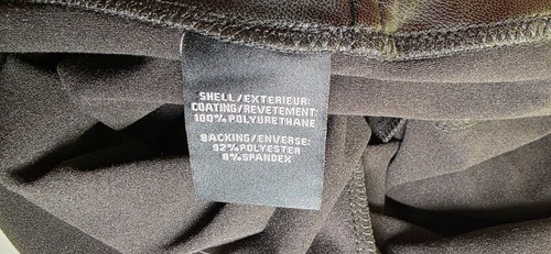 NWT Bagatelle Womens Faux Leather Skinny Pants Pull-On Stretchy Black Goth XL - Picture 5 of 13