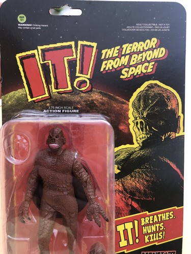 SEHR SELTENER MONSTARZ IT! THE TERROR FROM BEYOND SPACE FIGUR SEALED ON CARD BROWN - Bild 5 von 7