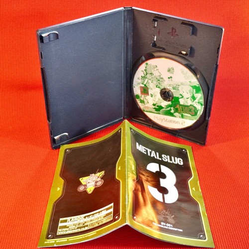 Lot 7 Set Metal Slug PS1 PS2 1 X 3 4 5 6 3D w/T-shirt Sony Playstation SNK PS JP - Picture 11 of 17