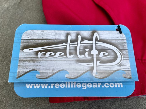 NUOVO Uomo Reel Life Taglia 3X Pantaloncini Ibridi Rosso Pesca Idrorepellente Barca Dock Nuovo con etichette - Foto 3 di 11