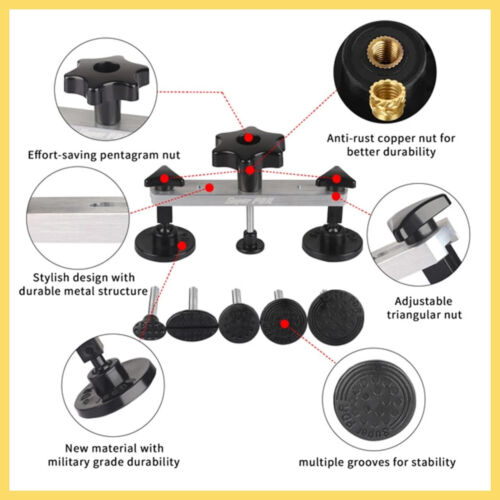 Super PDR Car Paintless Kit Dent Puller Lifter Repair Removal Hail Glue Gun Tool - Picture 11 of 15