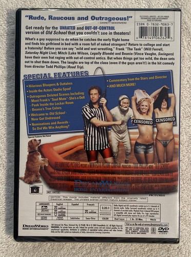 Old School (Unrated) & Bewitched (PG-13) 2 New-Factory Sealed, Will Farrell DVDs - Picture 4 of 8