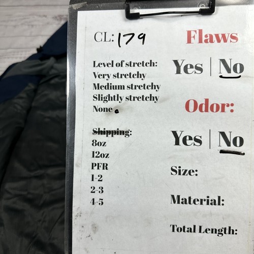 Twenty Four Womens Blue Jacket Windbreaker Full Zip Hooded Zip Pockets Sz 36 - Picture 13 of 13