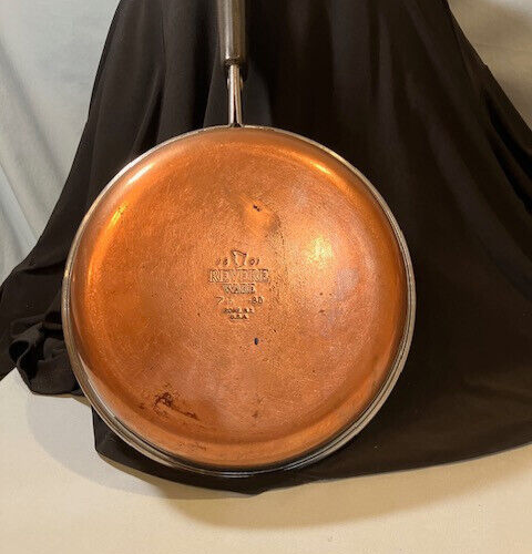 Revere Ware Padella Fondo Acciaio Inox/Rame 7 Pollici Made in USA - Foto 4 di 4