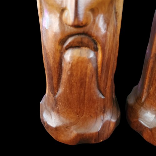 Vintage Slavic Mythology Knights Templar King Medieval Wood Candle Stick Holder - Picture 18 of 24