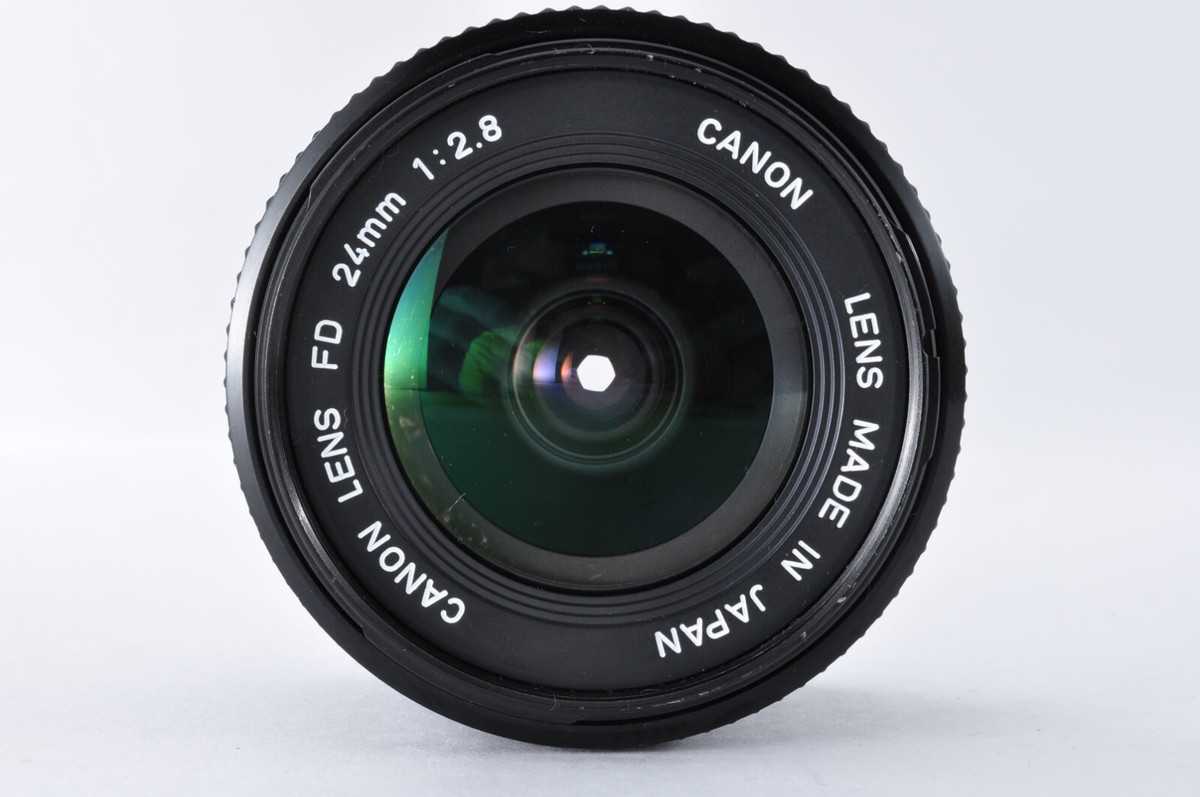 Near MINT] Canon New FD NFD 24mm f/2.8 Wide Angle MF Lens