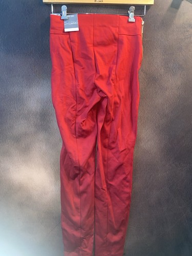 INC 2 NWT Glam Red Zip Side Women’s Skinny Leg Curvy Pants 🧡 - Picture 4 of 10