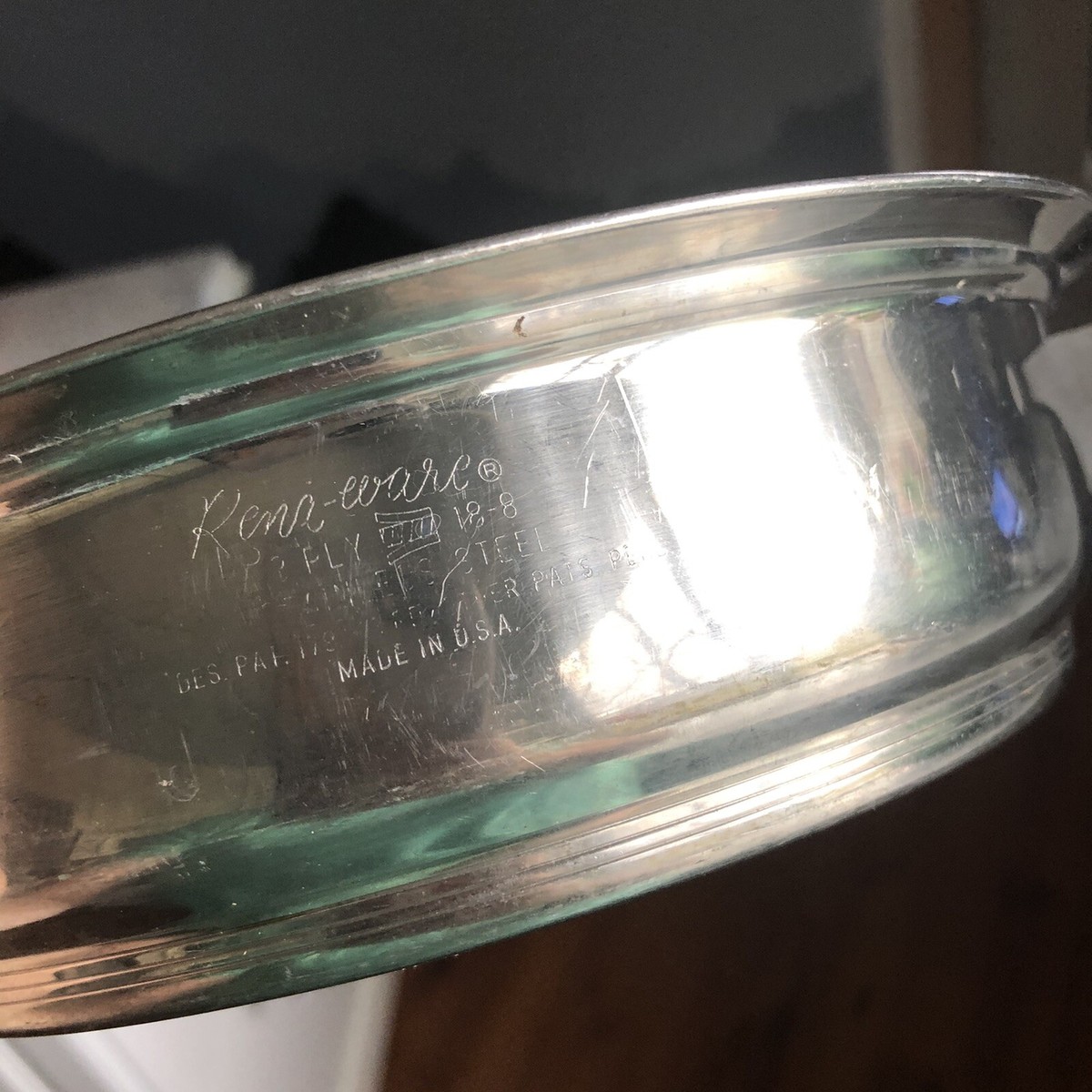 Rena Ware Ultra Ply Steel 18-8 1.5 Qt Pot Pan 8” Diameter