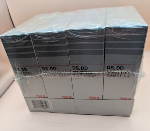 4 boîtes de 10 disquettes MARK Q double densité 5,25" DS DD 1989 neuves et scellées - Photo 10/10