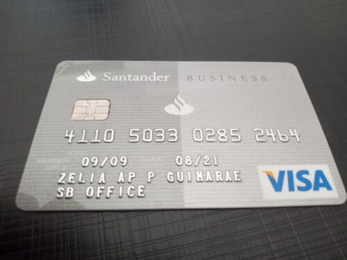 Brasil - Santander Bank - Visa - Business - Expired Card