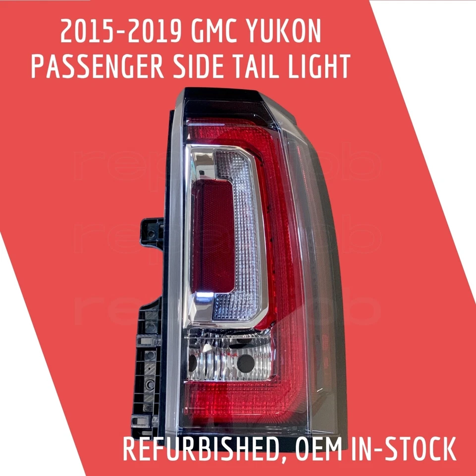 Luz trasera de pasajero reconstruida OEM GMC Yukon XL Denali SLT GM 2015 2016 2017 2018+ Foto 4 de 4