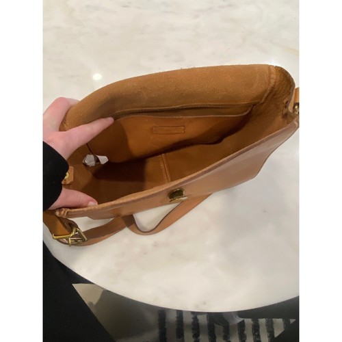 Madewell Abroad Crossbody 100% Cow Leather Bag Camel Color - Picture 5 of 6