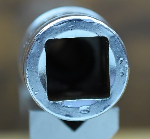 CLEAR PICS! NOM! Snap-on 1/2" Drive Deep SAE 6-Point Socket 3/8" TS121 - Picture 8 of 8
