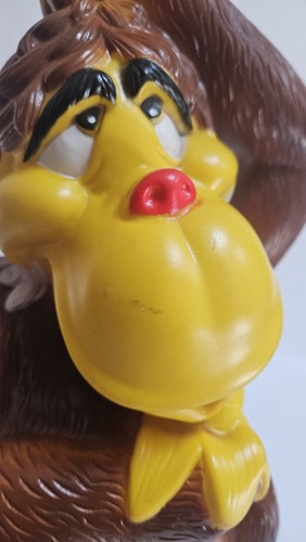 Vintage Pressman 1975 Plastic Gorilla Ape Bank 12 inches Tall with Stopper - Picture 6 of 10