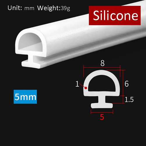4.2mm-7mm Bubble Gasket Seal For UPVC Doors Windows Rubber Strip Draught Repair - Picture 22 of 26