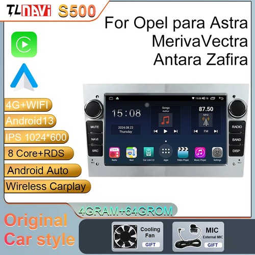 Android 13 CarPlay For Opel Astra H J Vectra Vauxhall Antara Zafira Corsa 04-11 - Bild 10 von 49