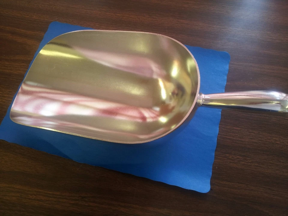 (UNA) CUCHARA DE HIELO 16" 84 OZ GRANDE ALUMINIO RESISTENTE BAR/RESTAURANTE NSF aprobado Foto 2 de 3