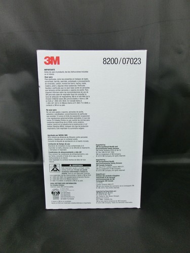 3M Partikel Atemschutzmaske N95 Masken 8200-07023 - 1 Karton mit 20 Masken - Bild 3 von 14