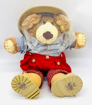 1984 Furskins Teddy Bear Bee Keeper Boone 22''  Appalachian Outfit