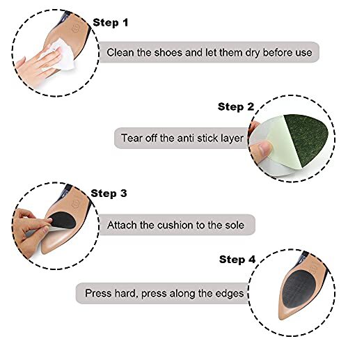 6 Pairs Anti-Slip Shoe Grips Stick Protector Non-Skid Pads for Shoes - Picture 2 of 7