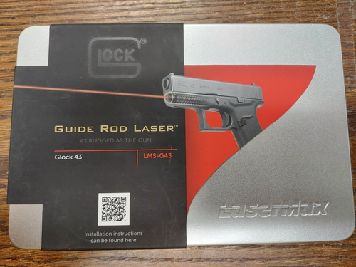 LaserMax #LMS-G43 Guide Rod Red Laser Sight for Glock 43/43X/48 Pistols
