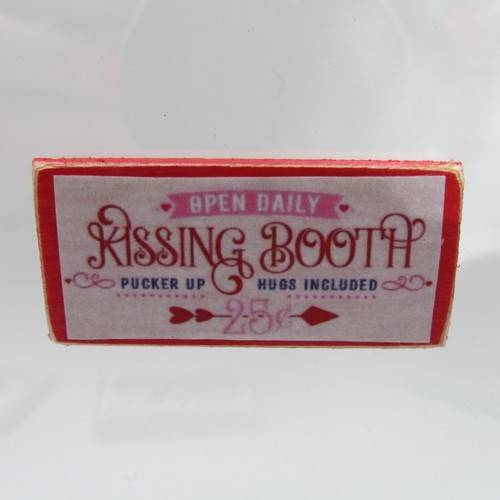 Dollhouse Miniature Wood Wall Sign / Picture Valentines Day, St Patricks, Easter - Picture 5 of 5