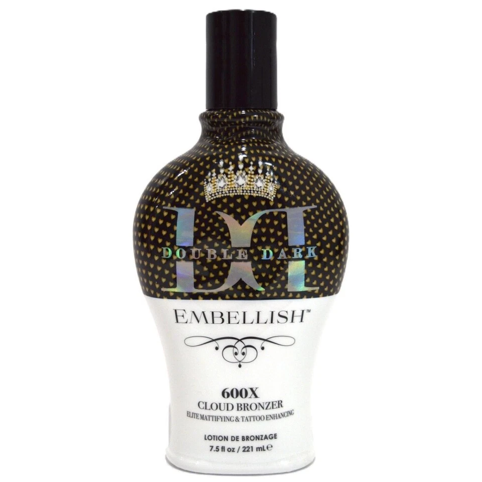 TAN INCORPORATED DOUBLE DARK EMBELLISH TAN INCORPORATED EMBELLISH DARK CLOUD BRONZER SUNBED TANNING LOTION CREAM + GIFT