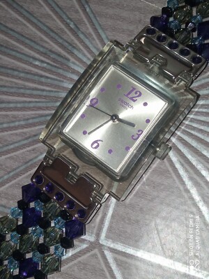 SWATCH LADY SUBM122 ELLE EST NEU VOLL FUNKTIONSFÄHIG NICHT AUFFINDBAR