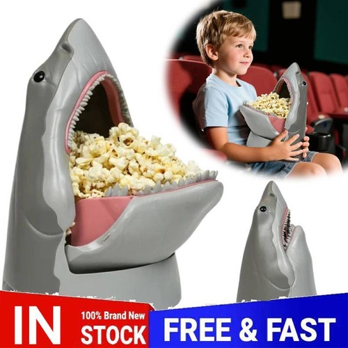 50th Anniversary Popcorn Bucket Shark Great White Limited Edition - Foto 2 di 14