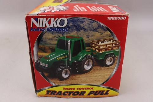 Nikko Radio Control Tractor Pull RC 1/18 Scale w/Trailer & Transmitter MIB Rare! - Picture 7 of 11