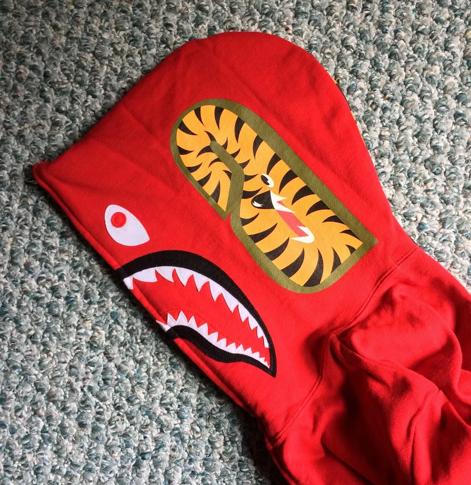 Sudadera con Capucha OG Bathing Ape Larga Camuflada Tiburón - Bape Supreme Milo Y3 Soloista Off White Foto 4 de 4