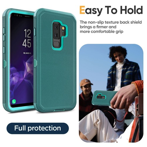 For Samsung Galaxy S9/S9+ Heavy Duty Case Hybrid Cover / Privacy Tempered Glass - Picture 7 of 55