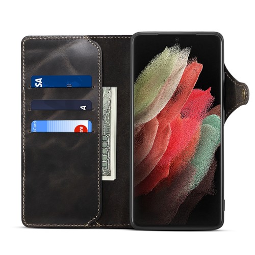 Genuine Leather For Samsung S25/S24/S23/S22/S21/S20 Ultra Case Wallet Flip Cover - Picture 9 of 22