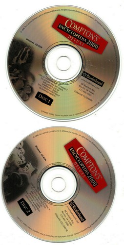 Compton's Encyclopedia 2000 Deluxe (PC, 1999, Broderbund, 2-Disc) - Picture 2 of 3