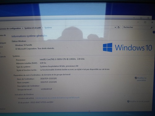 LENOVO IDEAPAD 100-151 BD CORE I3 LED HD 15,6 pouces - Photo 7/9