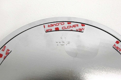 Auto Clover Chrome Fuel Cap Door Cover Trim for Hyundai Santa Fe 2013 - 2018 - Picture 5 of 6