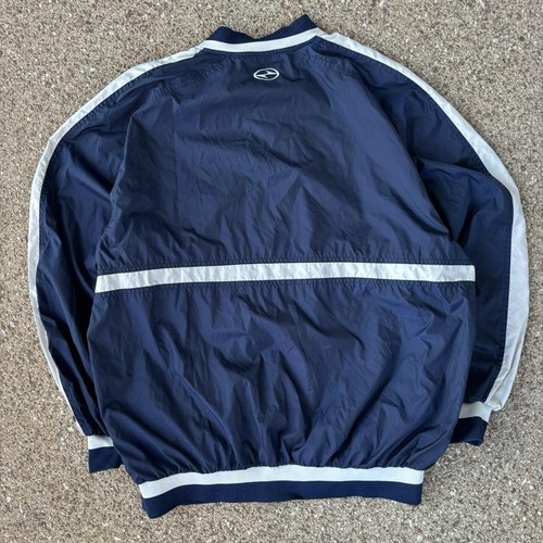 VTG Nike Jacket Mens Large Navy Windbreaker Pullover Tiger Woods Yin Yang Golf - Picture 4 of 7