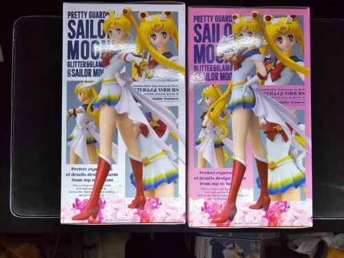 Super Sailor Moon II Glitter & Glamours A & B Set PVC Figure Banpresto NEW - Picture 4 of 4