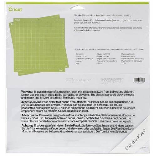 Cricut 2001974 Standard Grip Cutting Mat - 2 Pieces, Green - Bild 3 von 3