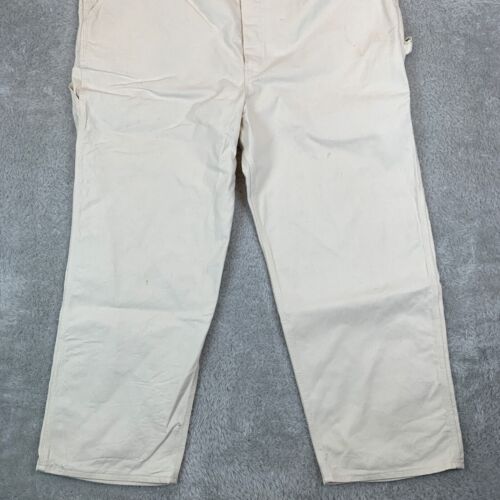 Carhartt Cream Canvas Bib Unlined Overall Latzhose Workwear Gr. 29W 30L - Bild 6 von 24
