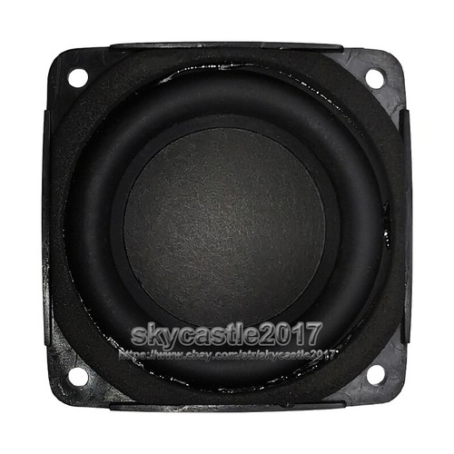 2x 2" inch 53x53mm Audio Woofer Speaker Passive Radiator Auxiliary Booster Bass - Picture 3 of 6