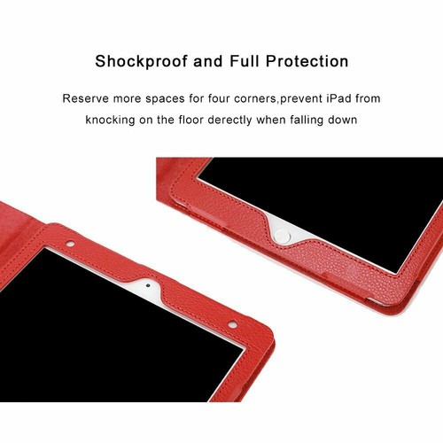 Funda de cuero con soporte tipo folio para Apple iPad 6º/5º 9.7 2018/17 iPad Air1 y Air 2 - Imagen 72 de 93