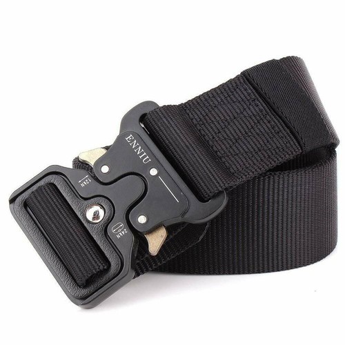 49*1.97" ENNIU Men Tactical Buckle Belt Military Nylon Belt Training Strap Waist - Picture 34 of 53