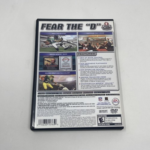 Madden NFL 2005 PS2 per PlayStation 2 calcio senza manuale - Foto 4 di 9