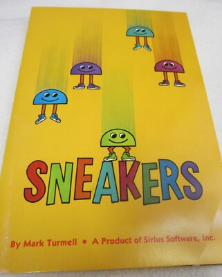 Sneakers by Sirius Software 1981 Arcade Apple II+ Game D2D0048