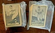 1962 TOPPS CANADIAN FOOTBALL LEAGUE BLACK & WHITE CARDS (169 CARDS) NM+