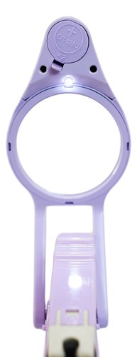 Made In Japan Precision Blade LED Magnifying Glass Loupe & Stopper Nail Clipper - Bild 2 von 10