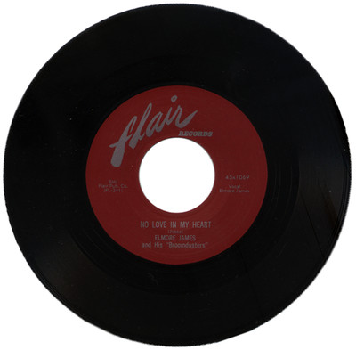 ELMORE JAMES AND HIS BROOMDUSTERS ''NO LOVE IN MY HEART c/w HAPPY HOME'' 50's R&B